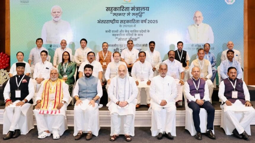 India news | आर्थिक अडचणीतील जिल्हा बँकांसाठी निधीची गरज; सहकार मंथन बैठकीत सहकारमंत्री पाटील यांची मागणी 1 FB IMG 1751304577150