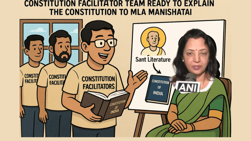 Politics | आमदार मनिषाताईंना संविधान समजावून देण्यासाठी 'संविधान संवादक' टिम सज्ज! 1 Untitled 20250705 091455