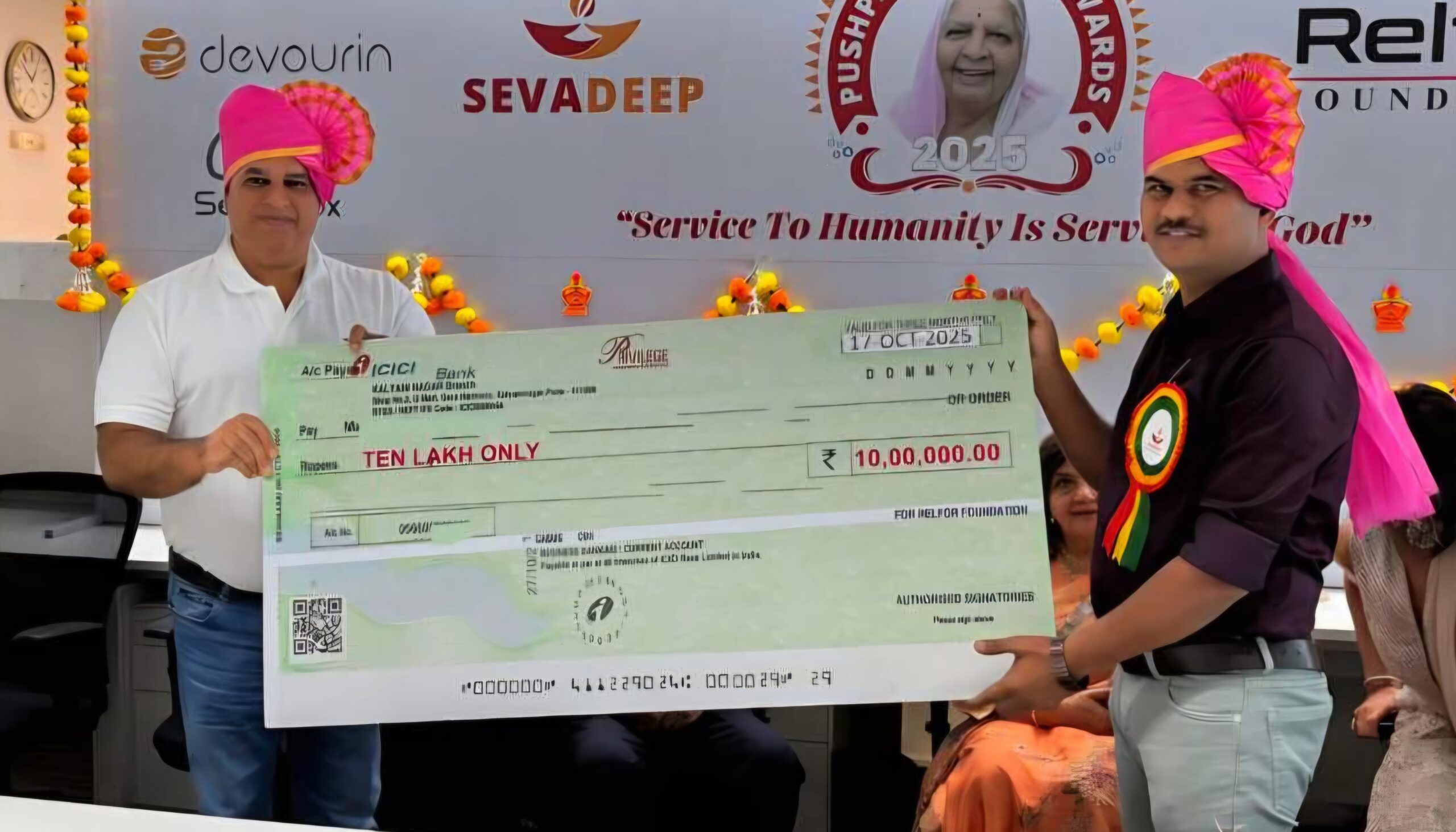 Ngo | दिलीप गुंजाळ यांना ‘पुष्पा नाथानी पुरस्कार' ; पिडीत, निराधार आणि मनोरुग्णांसाठी आयुष्य अर्पण 2 Ngo