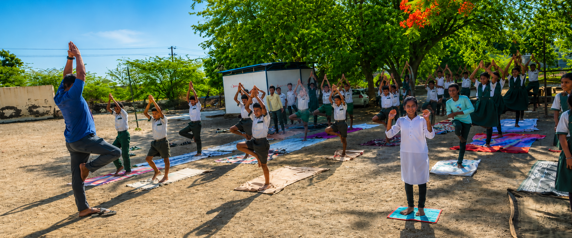 Yoga Day निमित्त योगासने