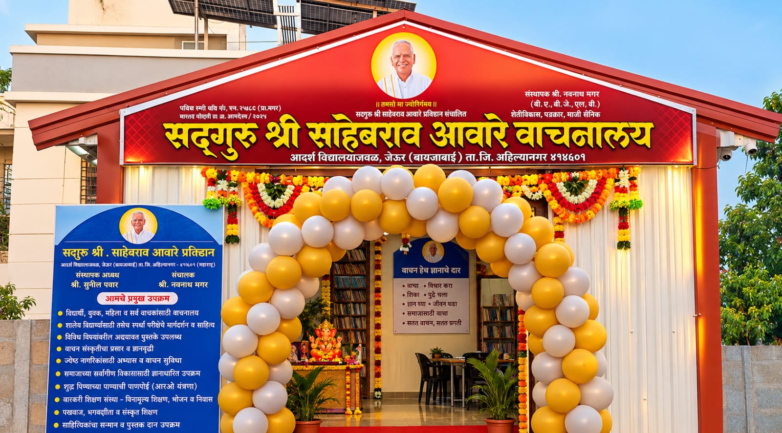 Sadguru Shri Sahebrao Aware Library